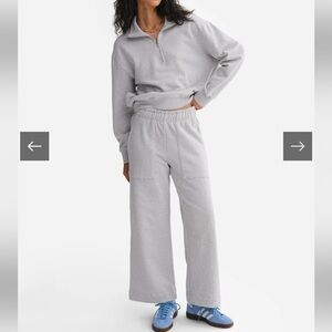 Mate Organic Fleece Wide Leg Pant